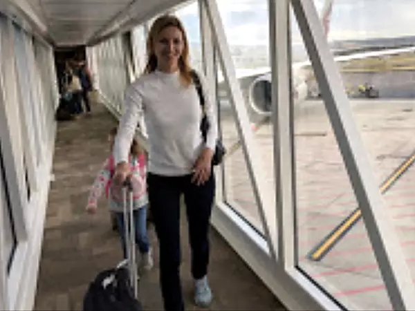 Анна Андриенко прилетела в Киев